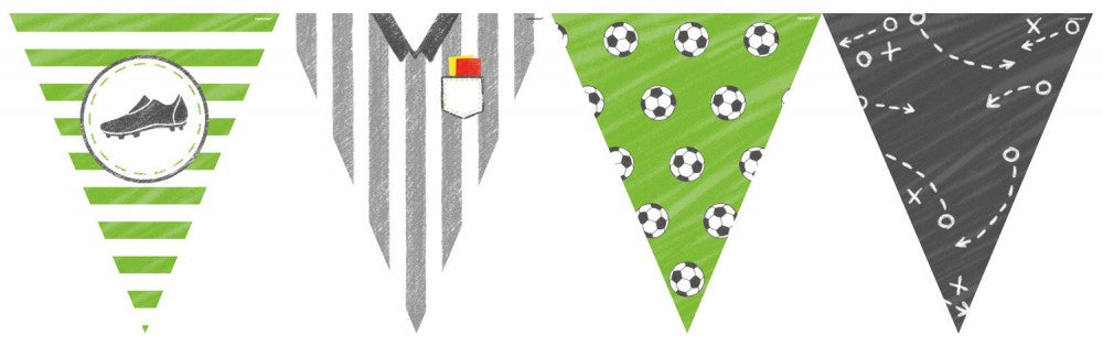 Футболна топка Kicker Парти banner garland 4 m