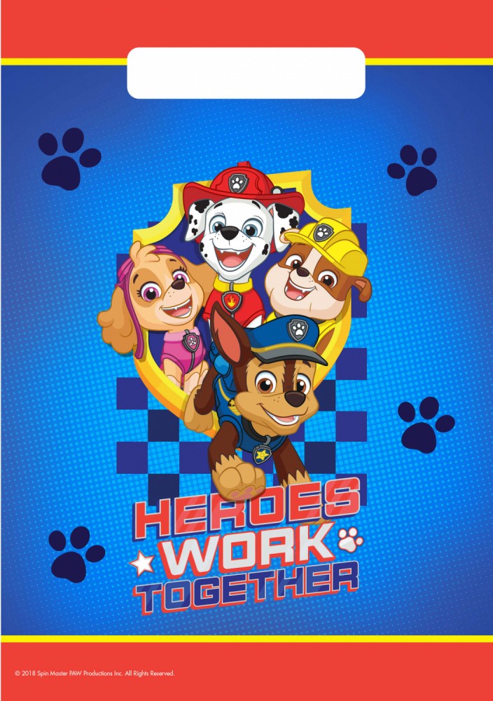 podarachni torbichki paw patrol