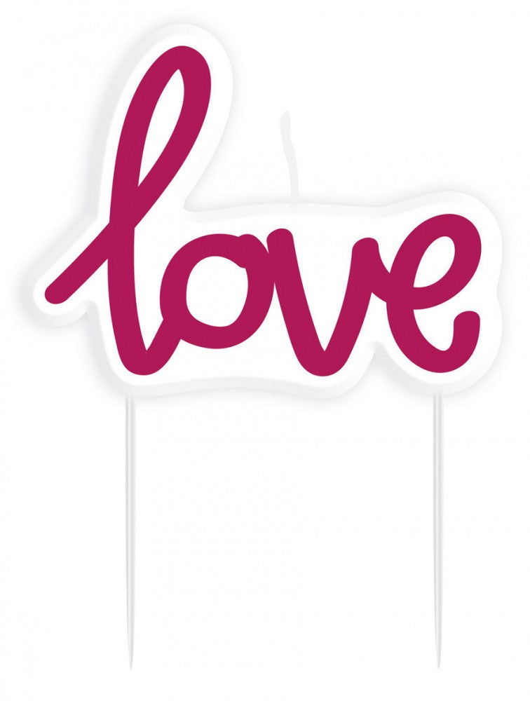 Любов cake candle