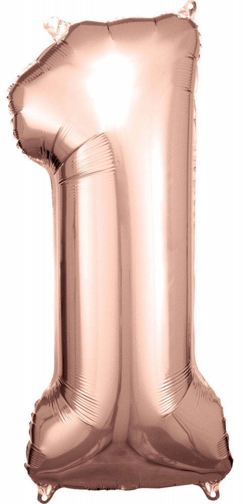 Номер Роза G Гигант Номер Фолиев балон 1, 83*38 см