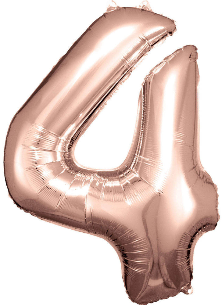 Номер Роза G Гигант число фолио балон 4, 86*66 см