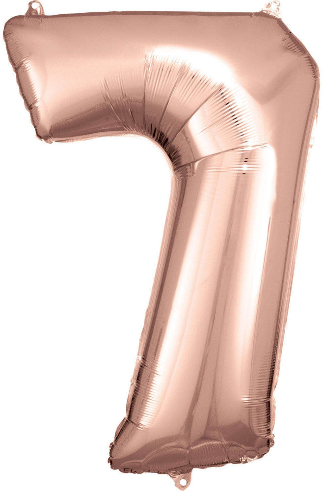 Номер Роза G Гигант число фолио балон 7, 83*55 см
