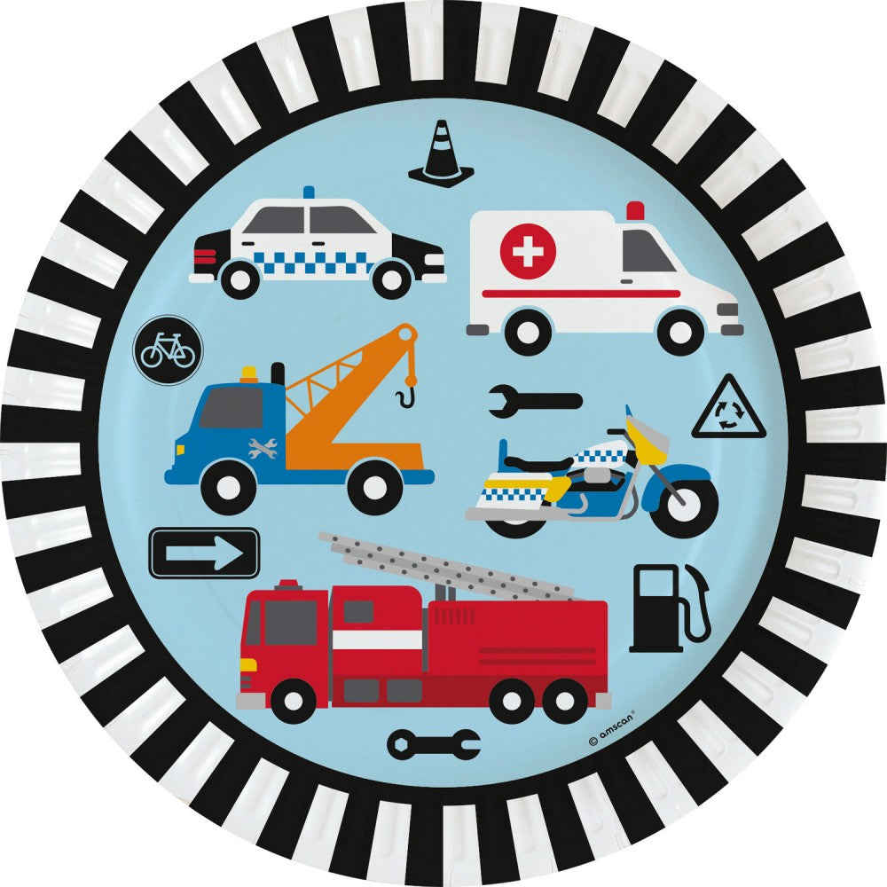 На път На път пластамасова чиния 8 части 23 см