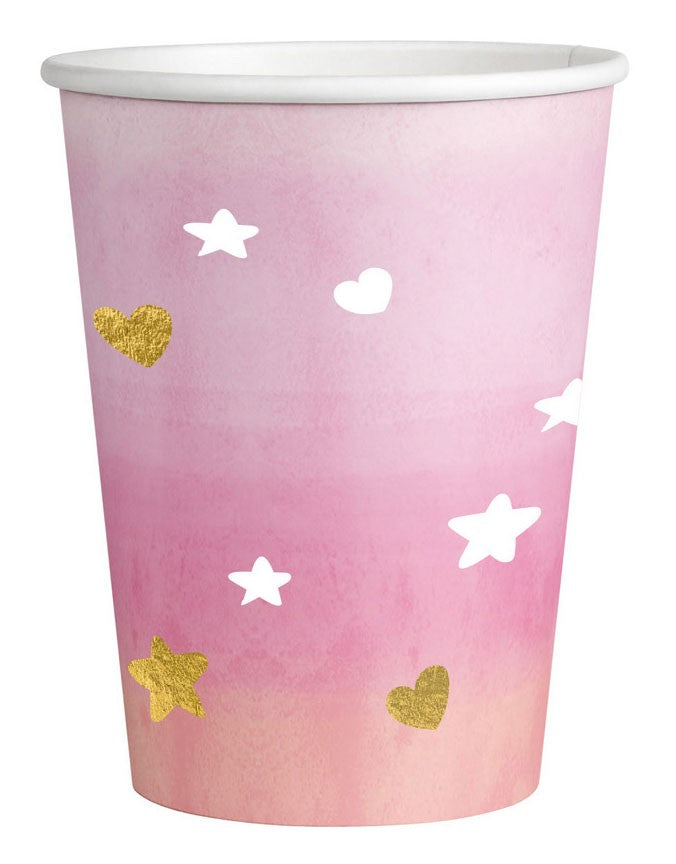 Бебе Hello World Girl paper cup 8 части 250 ml