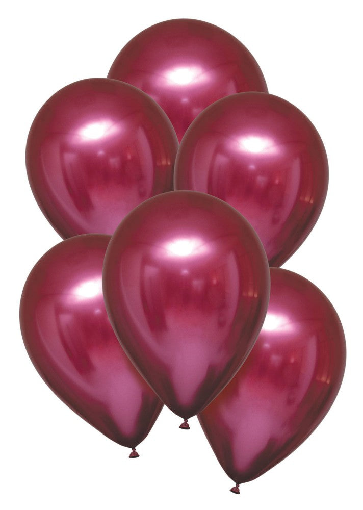 Satin Pomegranate Балон, 6 части 11 inch (27.5 см)