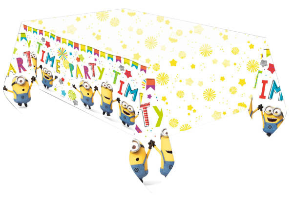 Миниони Hooray plastic tableДрехи 120x180 см