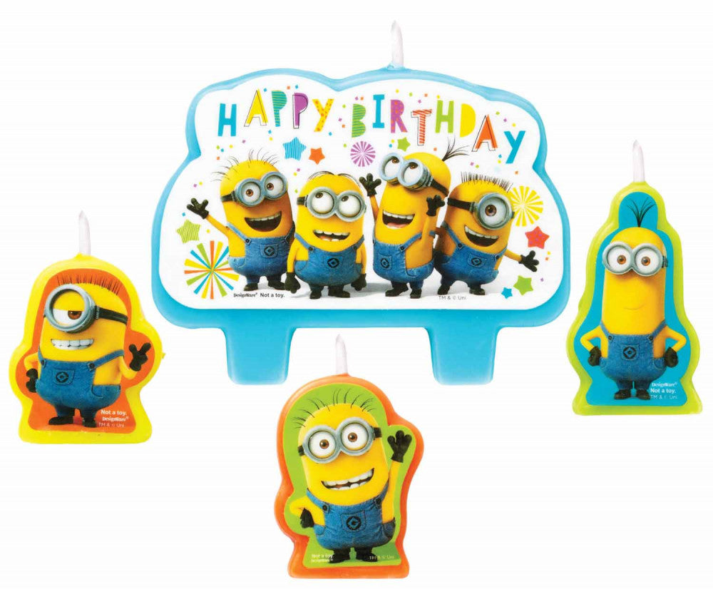 Миниони Мини cake candle, candle комплект 4 части