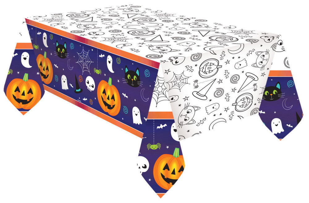 Хелоуин Приятели paper tableДрехи 120x180 см