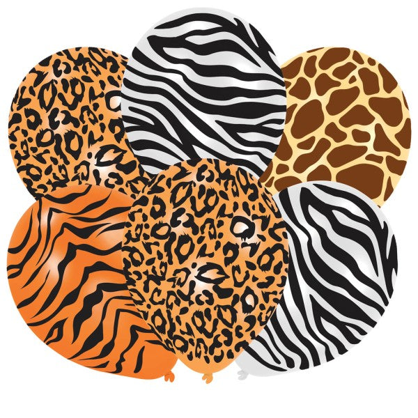 Животни Skin Animal Patterned Балон, 6 части 11 inch (27.5 см)