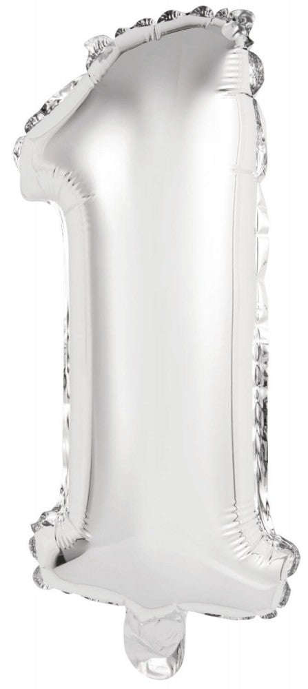 Номер Сребро, Сребро Номер 1 Фолиев балон 41 см