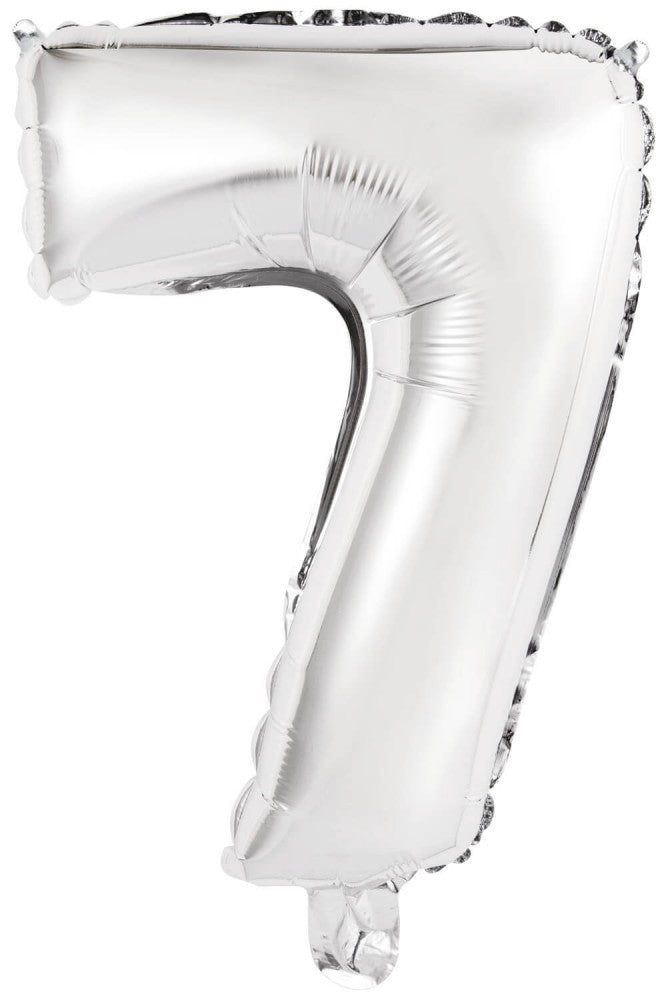 Номер Сребро, Сребро число 7 фолио балон 42 см