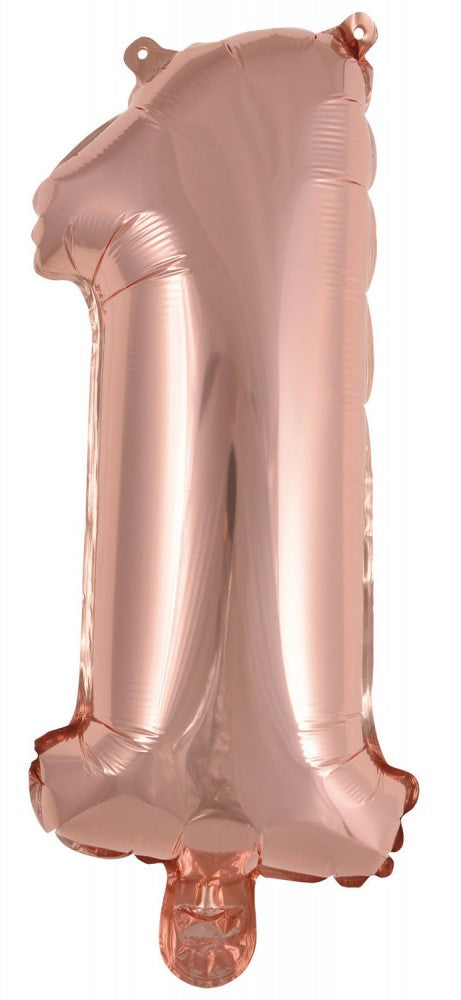 Номер Роза G Номер 1 Фолиев балон 41 см