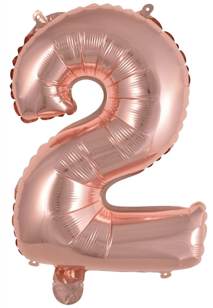 Номер Роза G Номер 2 Фолиев балон 45 см