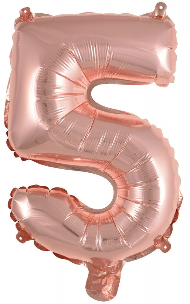 Номер Роза G Номер 5 Фолиев балон 46 см