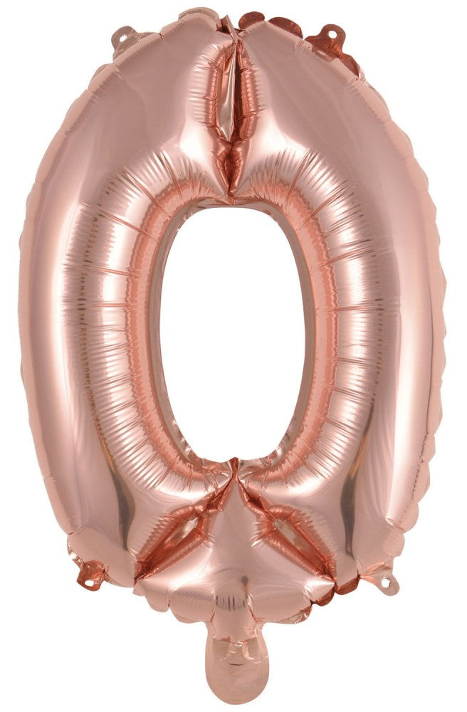 Номер Роза G Номер 0 Фолиев балон 41 см