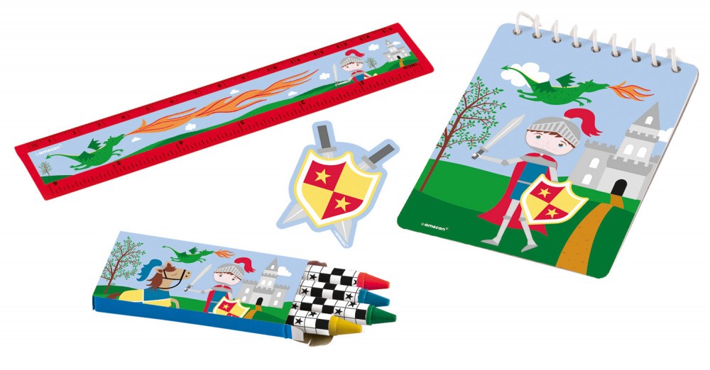 Рицари Protect Knight Канцеларски материали комплект (24 части)