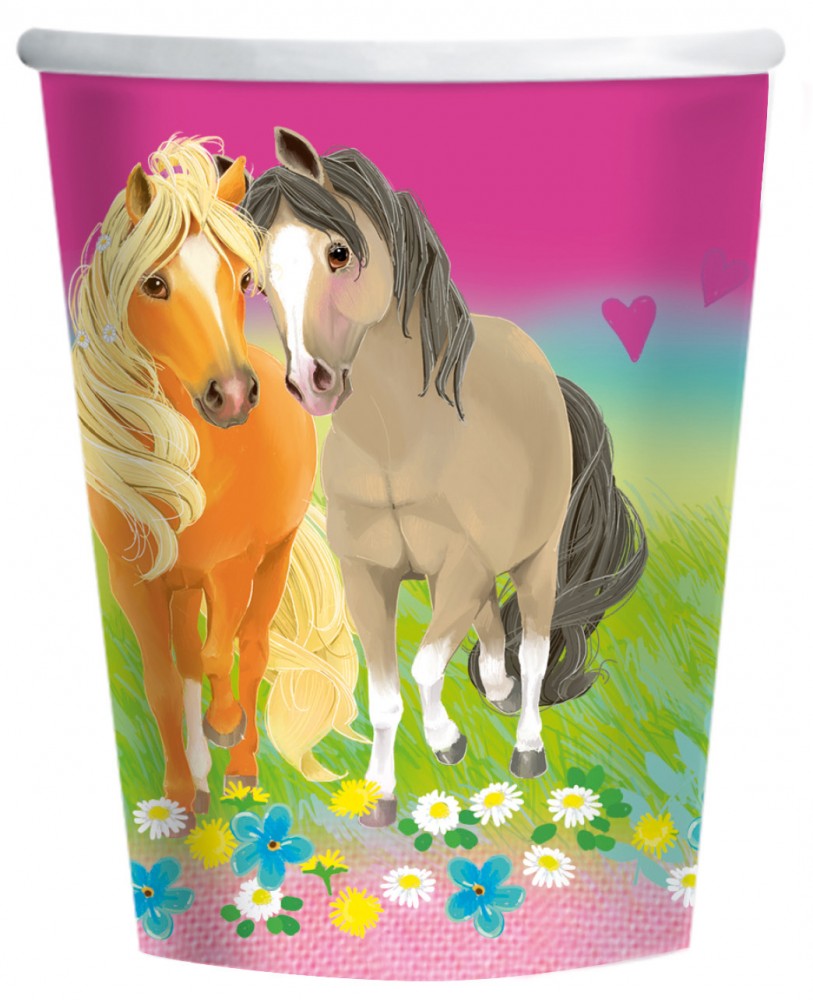 Кон Pretty Pony paper cup комплект от 8 - 250 ml