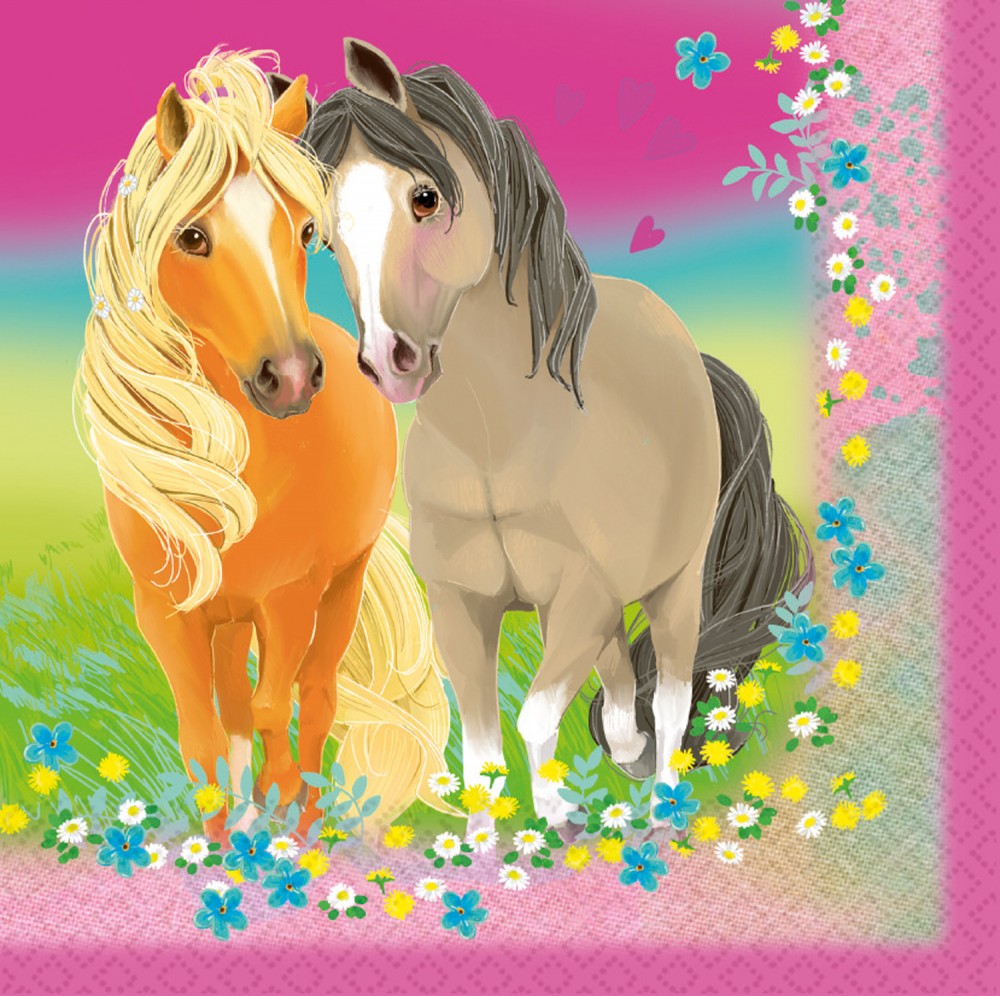 Кон Pretty Pony napkin 20 части 33x33 см