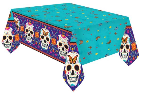 Хелоуин Day of the Dead paper tableДрехи 120x180 см