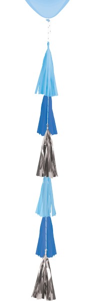 Цвят Pastel Син Балон ribbon + weight h er