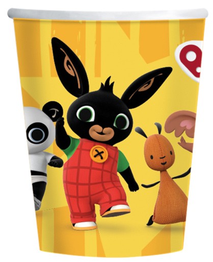 Bing Yellow paper cup 8 части 250 ml