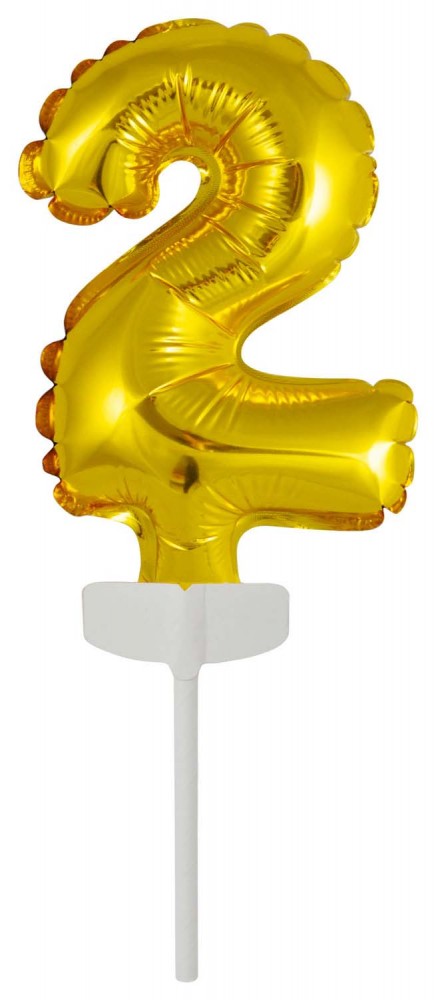 Номер G , Номер 2 фолио балон for cake 13 см