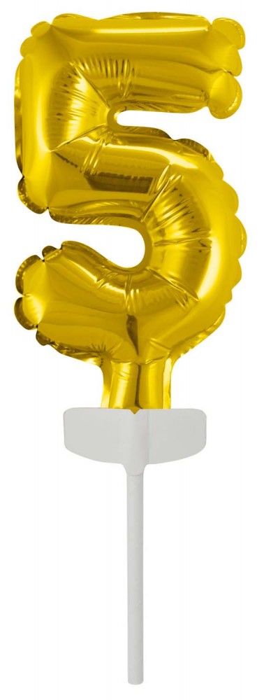 Номер G , Номер 5 фолио балон for cake 13 см