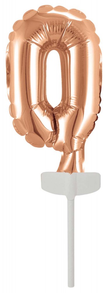 Номер Роза G Номер 0 Фолиев балон for Cake 13 см