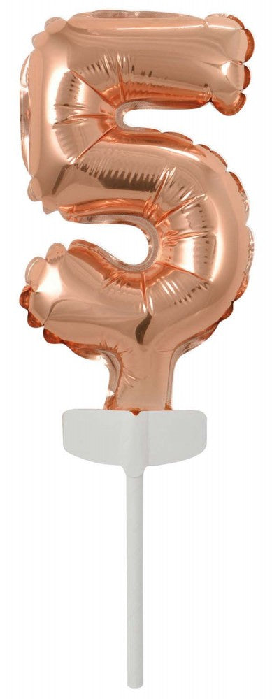 Номер Роза G Номер 5 Фолиев балон for Cake 13 см