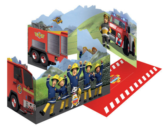 Пожарникарят Сам Teamwork Парти Invitation 8 части