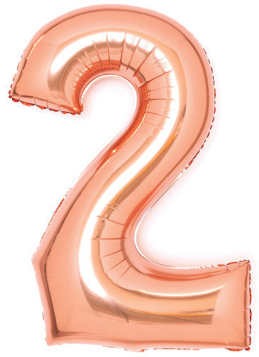 Номер Роза G Номер 2 Фолиев балон 66 см