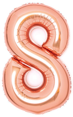 Номер Роза G Номер 8 Фолиев балон 66 см