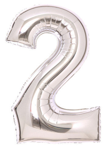 Номер Сребро, Номер 2 Фолиев балон 66 см