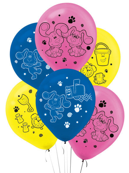 Син's Clues Fun Балон, 6 части комплект 11 inch (27.5 см)