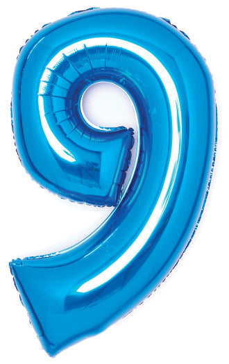 Номер Син Син число 9 фолио балон 66 см