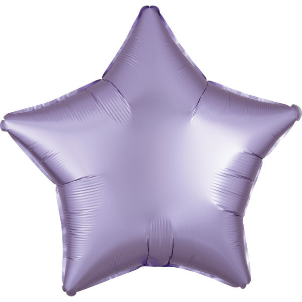 Satin Silk Pastel Lilac Звезда фолио балон 48 см
