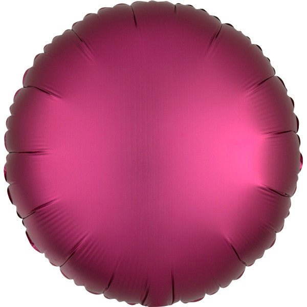 Satin Silk Pomegranate round фолио балон 43 см