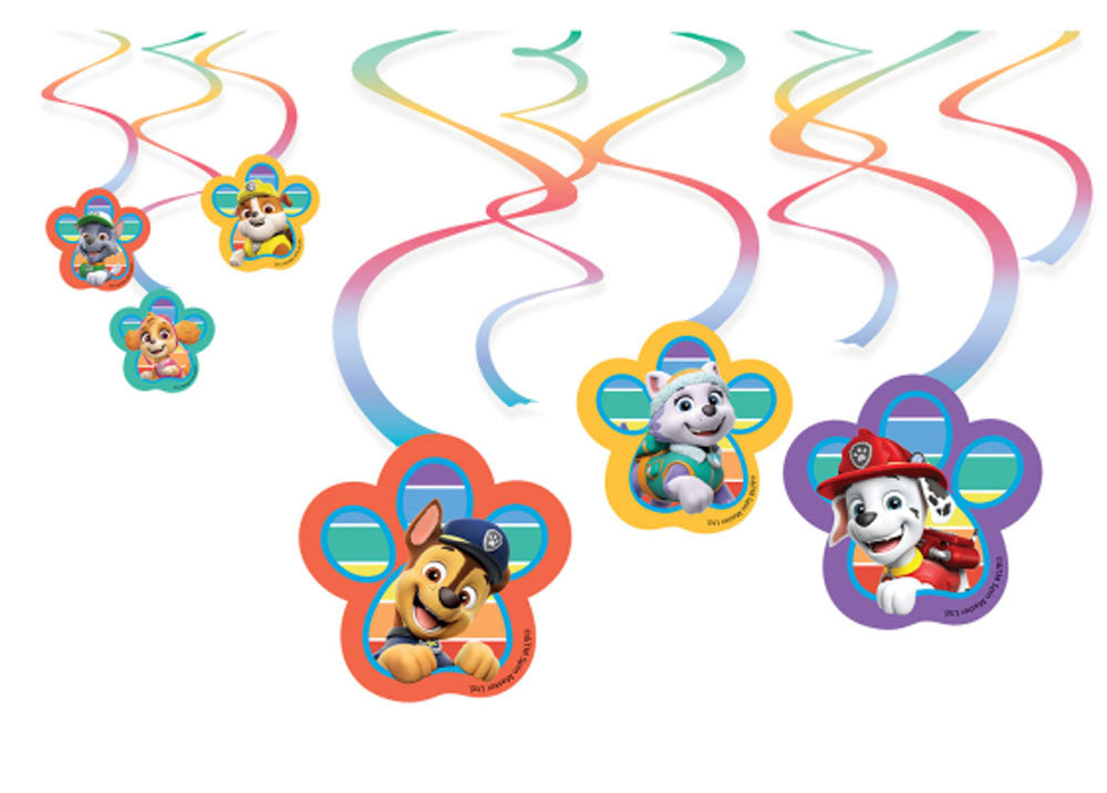 Пес патрул Color Paws Ribbon декорация 6-части комплект