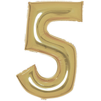 Номер White G G Номер 5 Фолиев балон 89 см