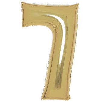 Номер White G G число 7 фолио балон 88 см