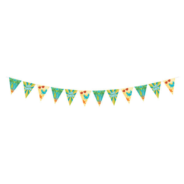 Лято Surf Парти paper flag garland 400 см