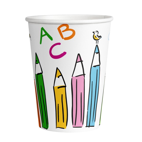 Моето училище Звезда School Звездаt paper cup pack of 8 250 ml