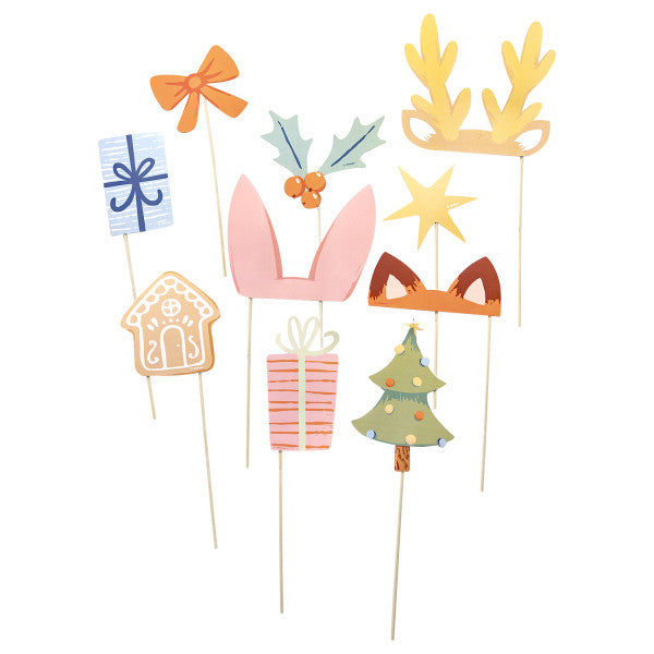 Коледа Winter Woodland Winter Woodland Photo Props 10-части комплект