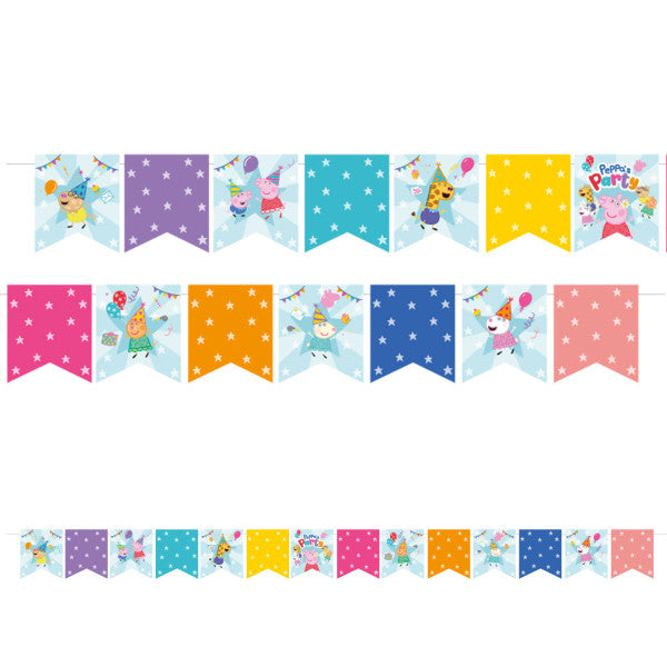 Пепа Пиг Celebration paper flag garland 240 см