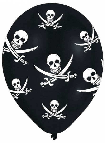 Пират Jolly Roger Балон, 6-pack 11 inch (27.5см)