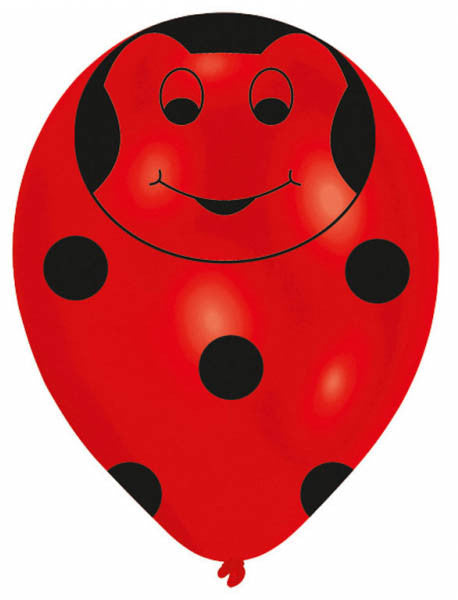 Ladybug Пчелаtles Балон, 6 части 11 inch (27.5см)