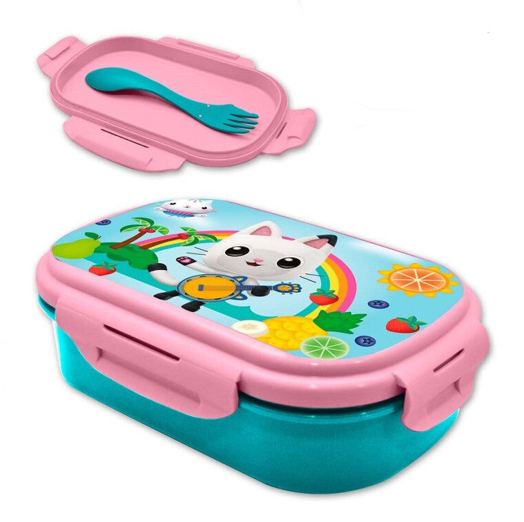 Куклената къща на Габи Smoothie Land sandwich box + Прибори за хранене комплект