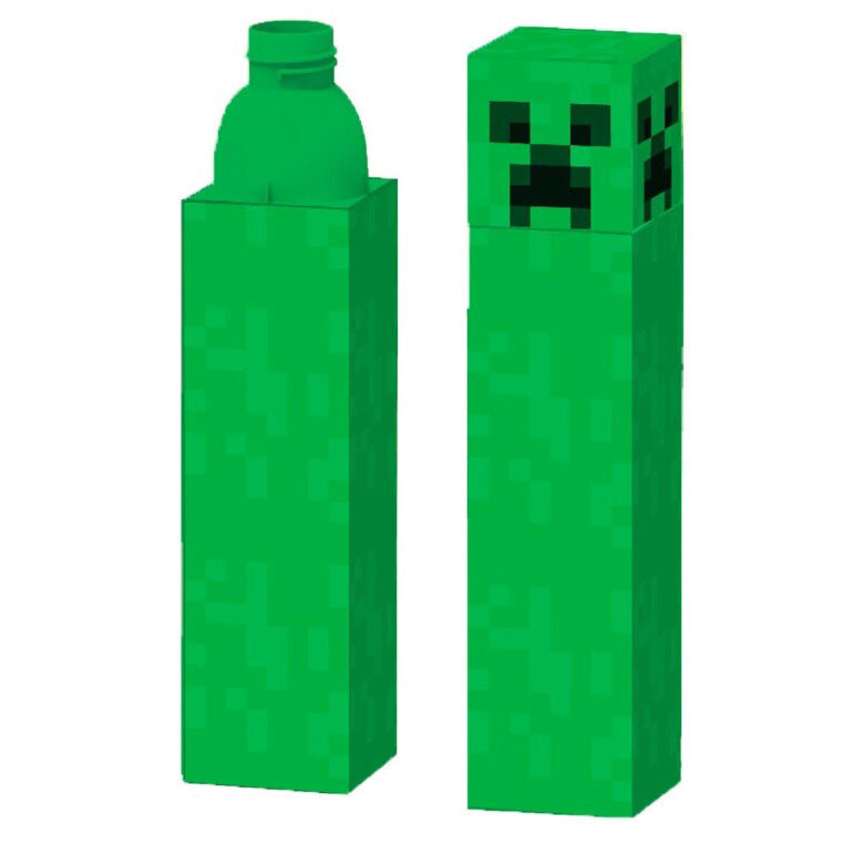 Майнкрафт Creeper plastic water bottle, Спортs bottle 650 ml