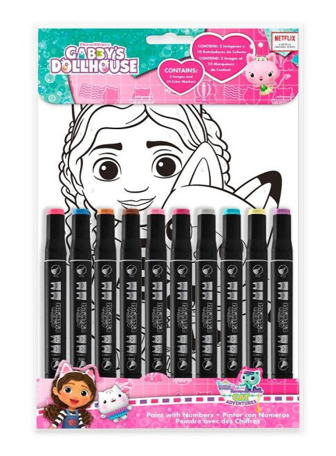 Куклената къща на Габи число coloring book