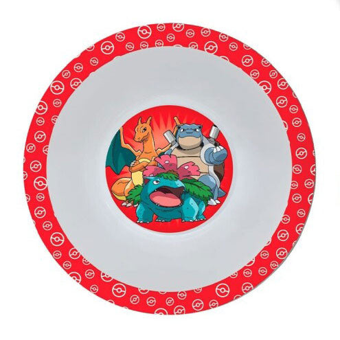 Покемон Red plastic deep plate